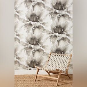 Anthropologie Tropical Endless Summer Palm
Wallpaper Black White Silver Classic